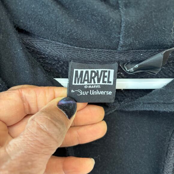 Marvel Black Panther Wakanda Forever Hoodie Colorblock Tribal XL Comics Super - Picture 4 of 16